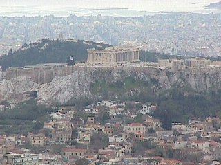 Acropolis seen from Lycabettus top